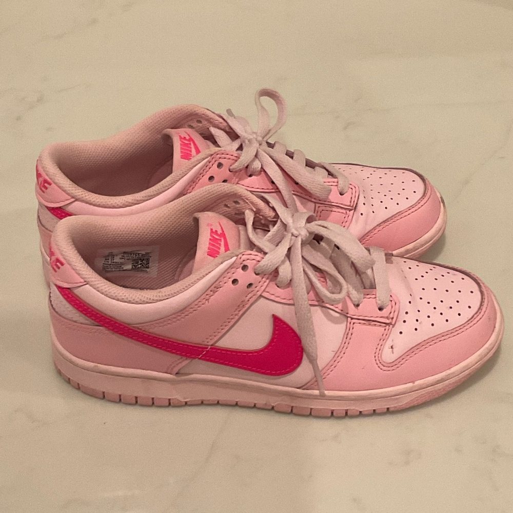 Nike Light Pink and Hot Pink Sneakers